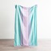 Renee Taylor Jumbo Jacquard Velour Beach Towels 2 Pack 100 x 180 cm