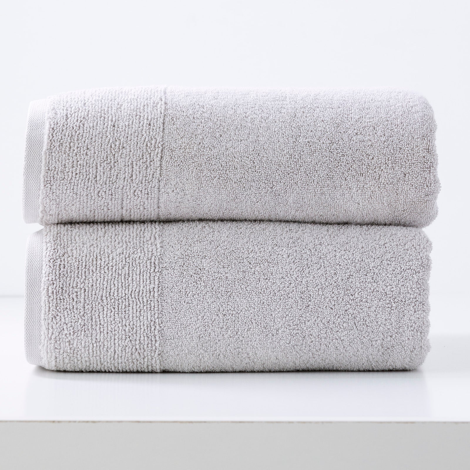 Renee Taylor Aireys 650 GSM Zero Twist 2 Pack Bath Sheet Vapour