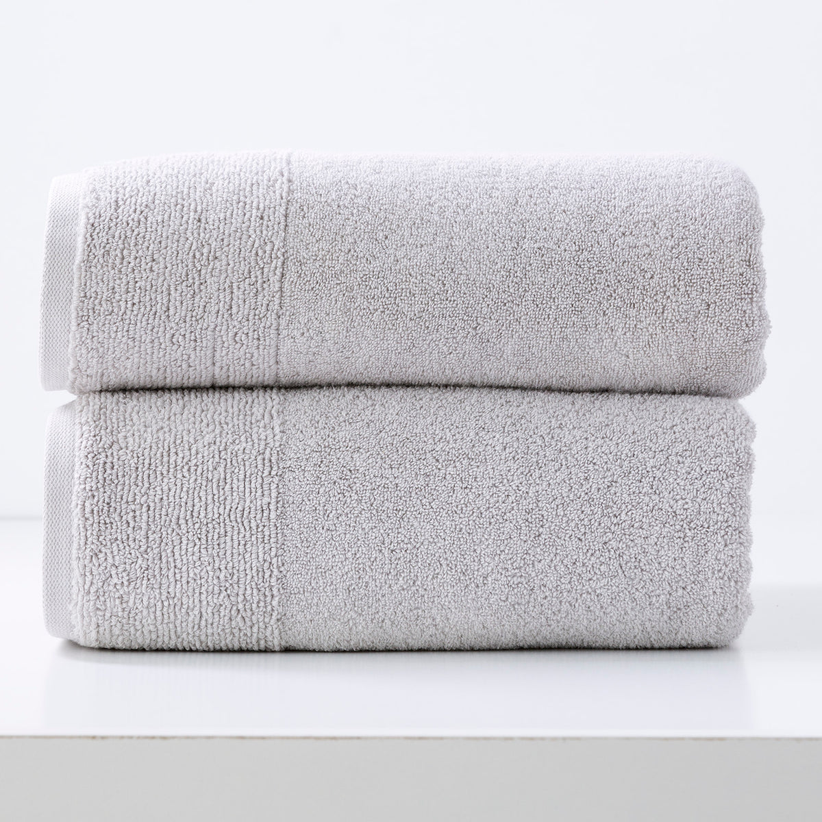 Renee Taylor Aireys 650 GSM Zero Twist Cotton Towels – Choose Pack & Colour – 2 Pack Bath Sheet, Vapour