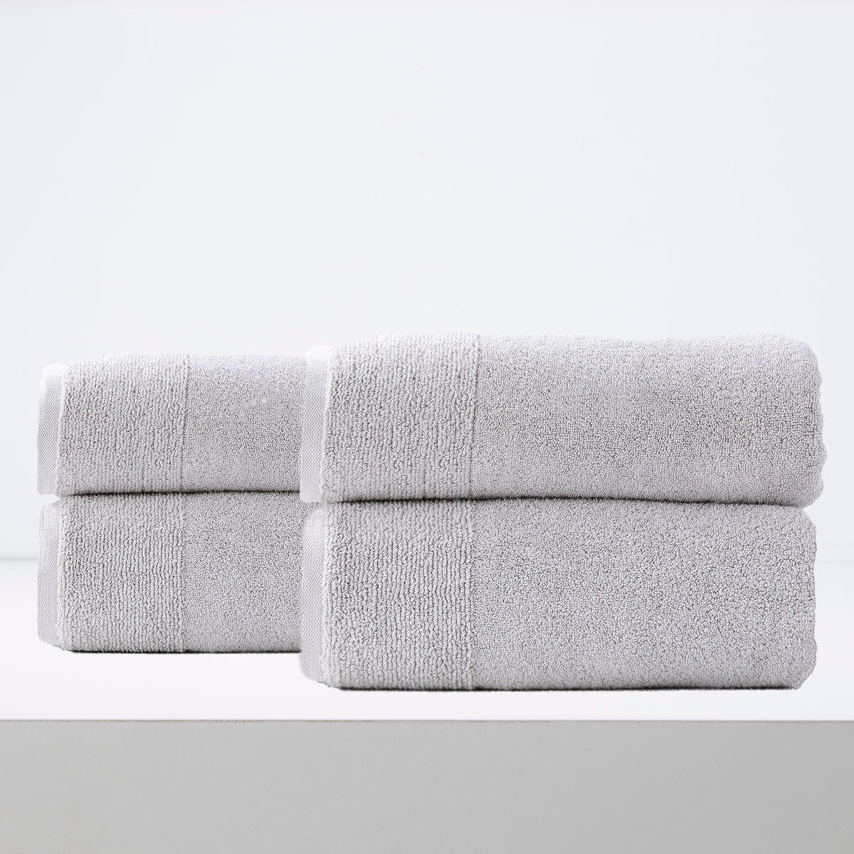 Renee Taylor Aireys 650 GSM Zero Twist Cotton Towels – Choose Pack & Colour – 4 Pack Bath Sheet, Vapour