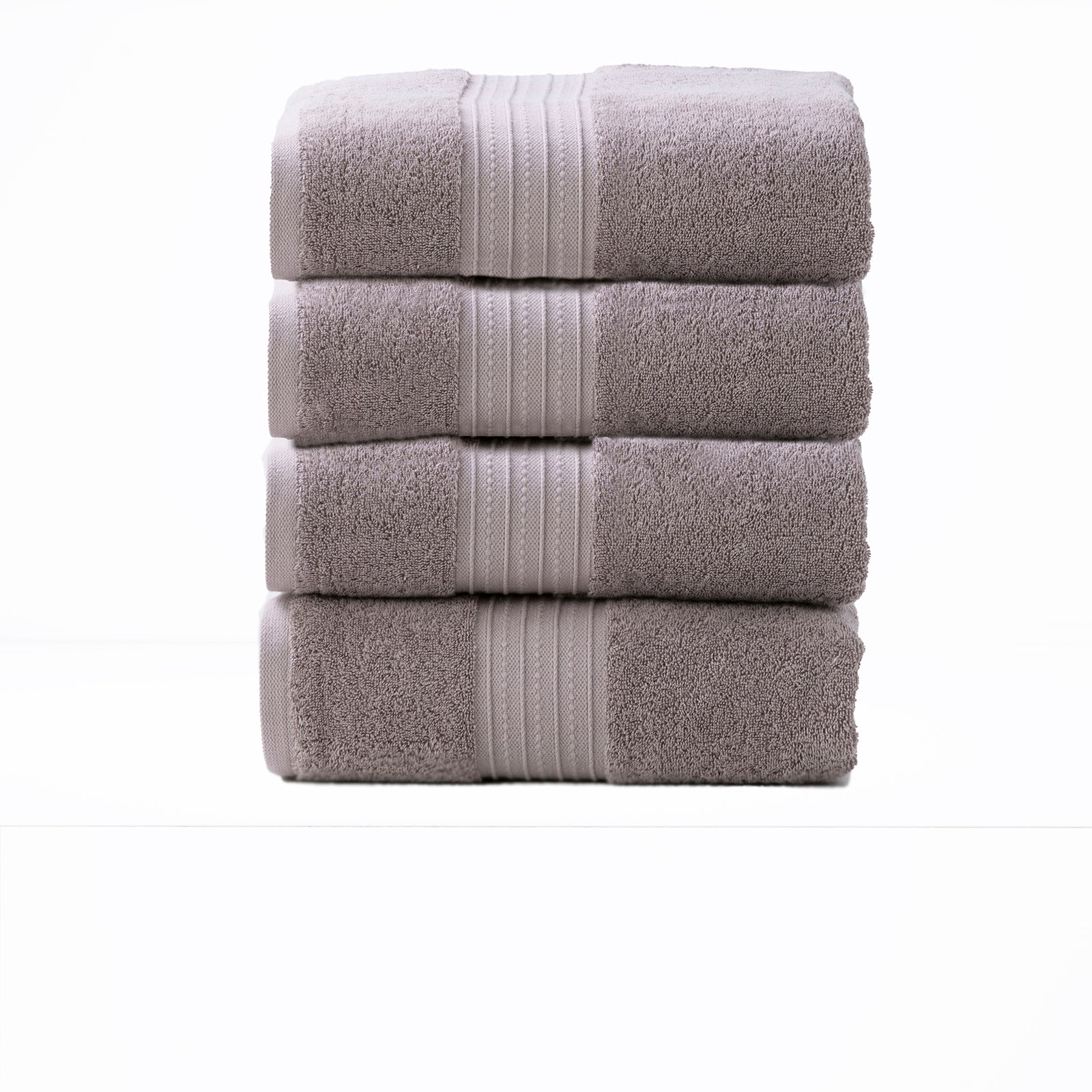 Renee Taylor Brentwood 650 GSM Low Twist 2 Pack Bath Sheet Whisper