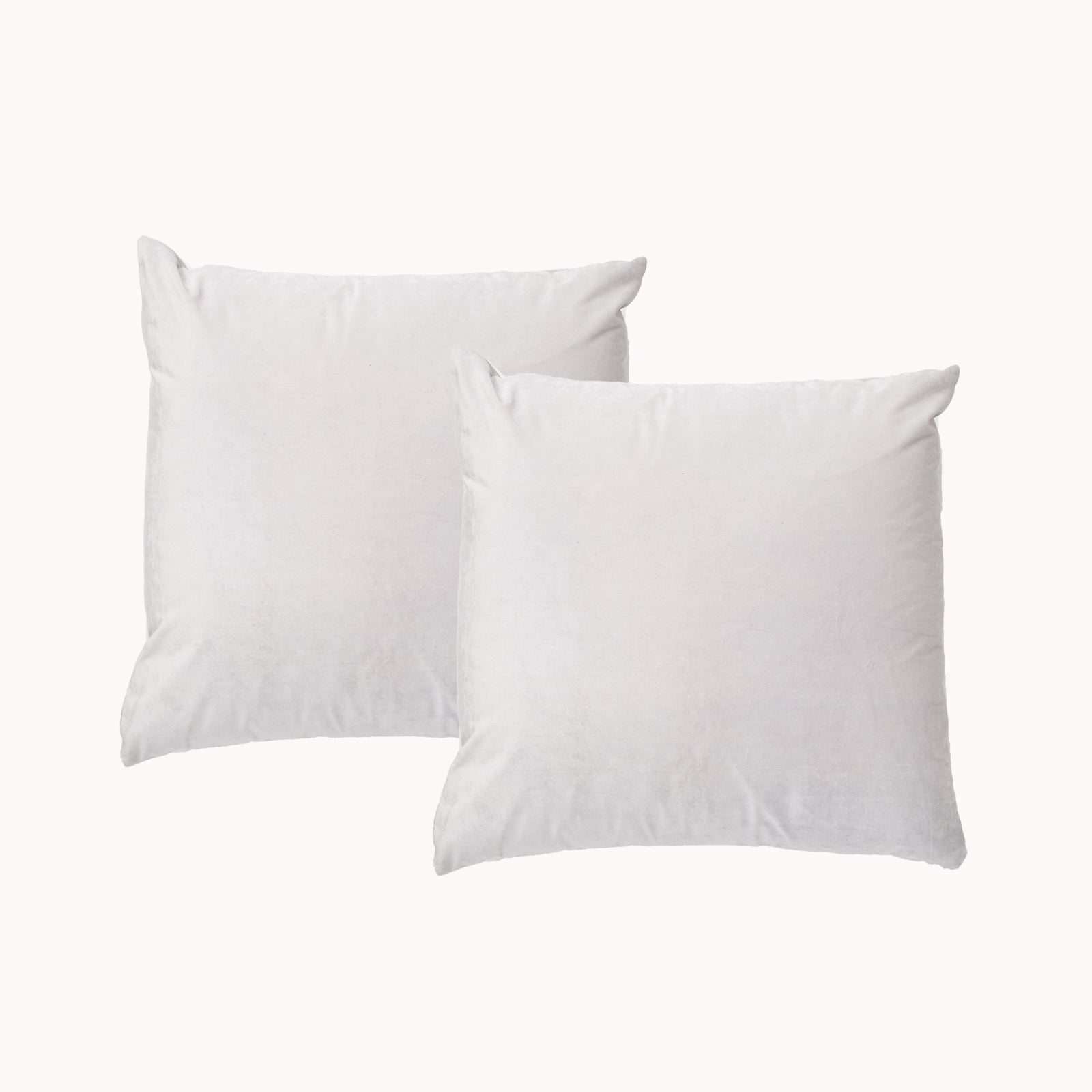 Renee Taylor Poly Velvet Printed Cushion filled 50 x 50 Cms Glacier Gray