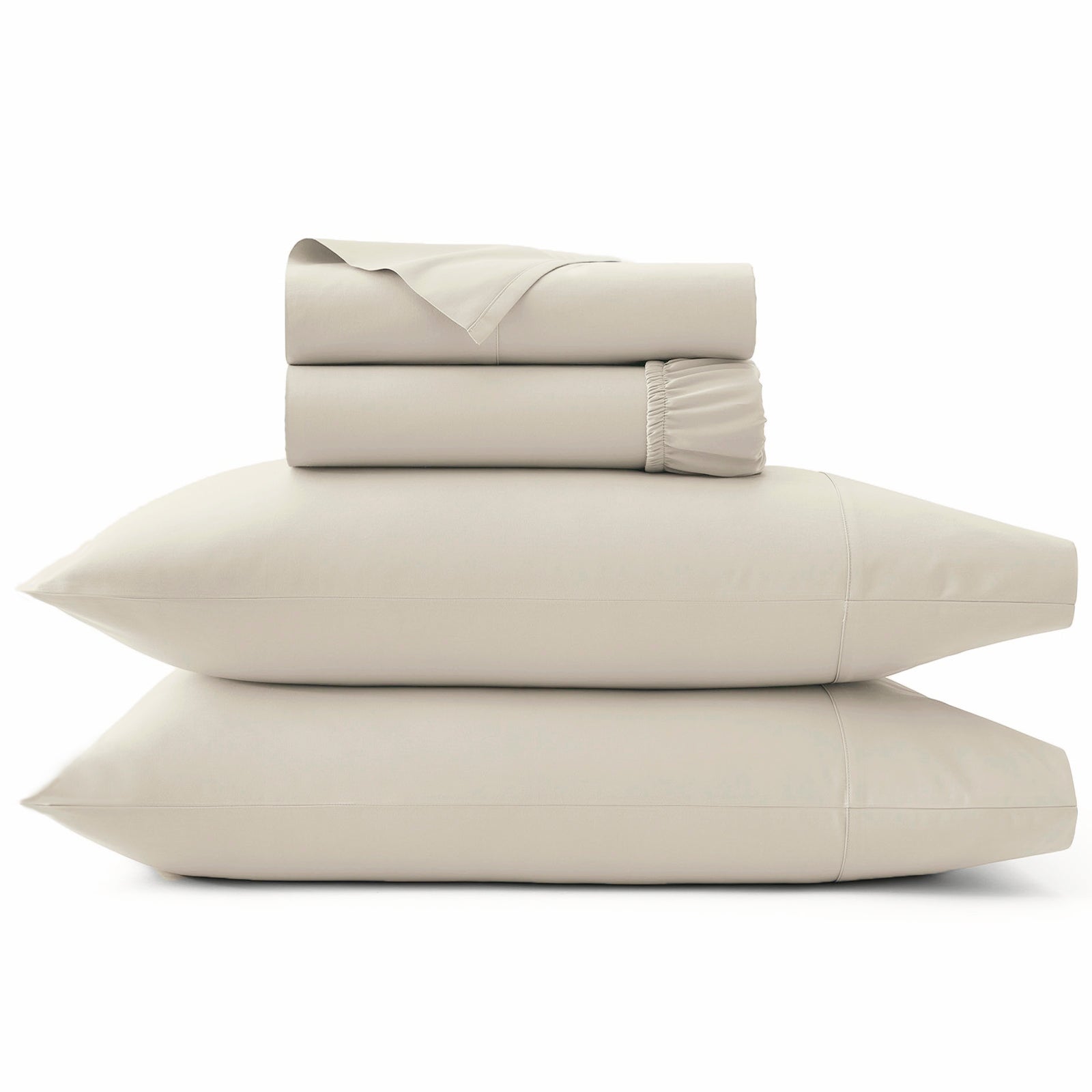 Park Avenue 500 Thread Count Natural Cotton Sheet Set Double Ivory