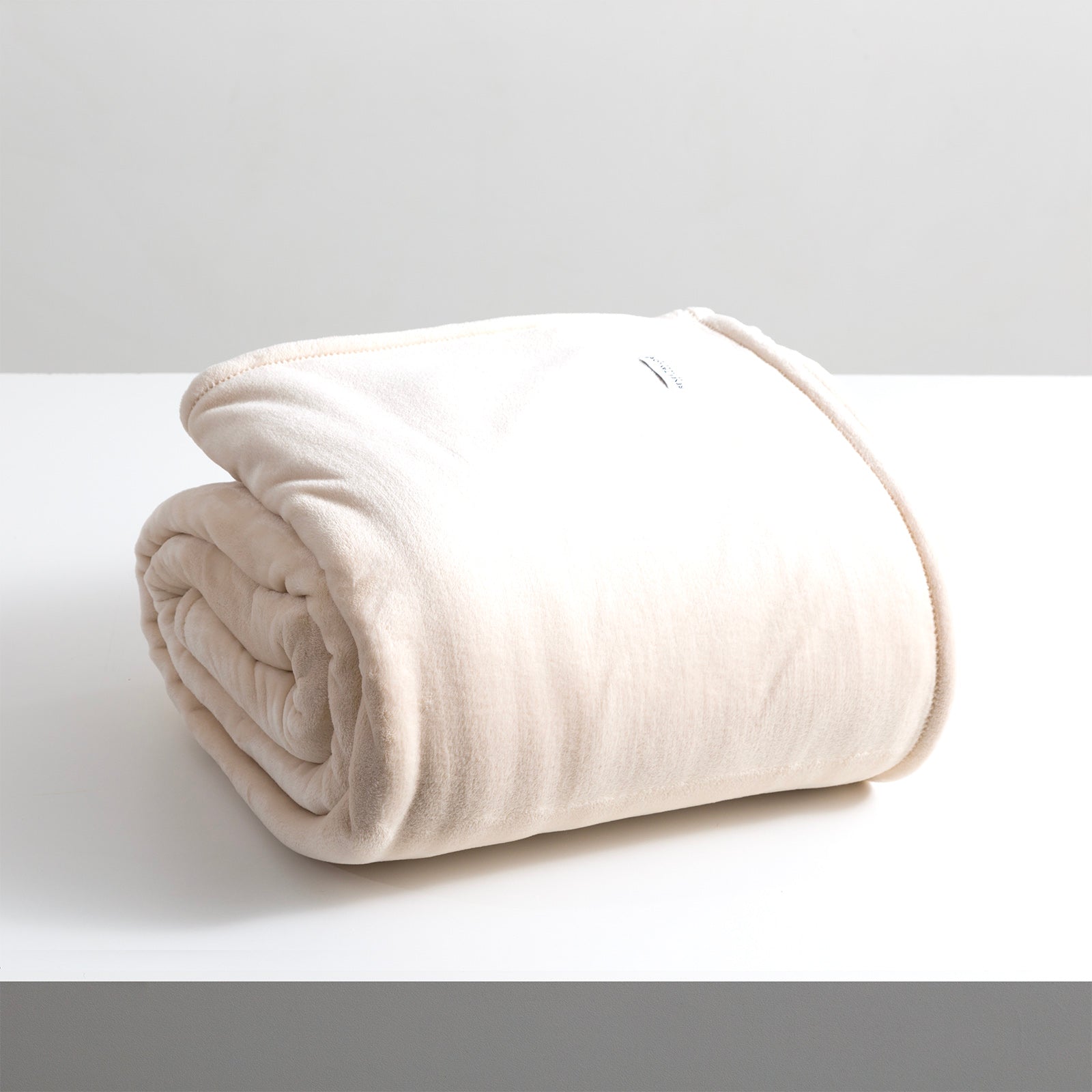Renee Taylor Plush 380 GSM Ultra Soft Velvet Blanket Queen/King Stone