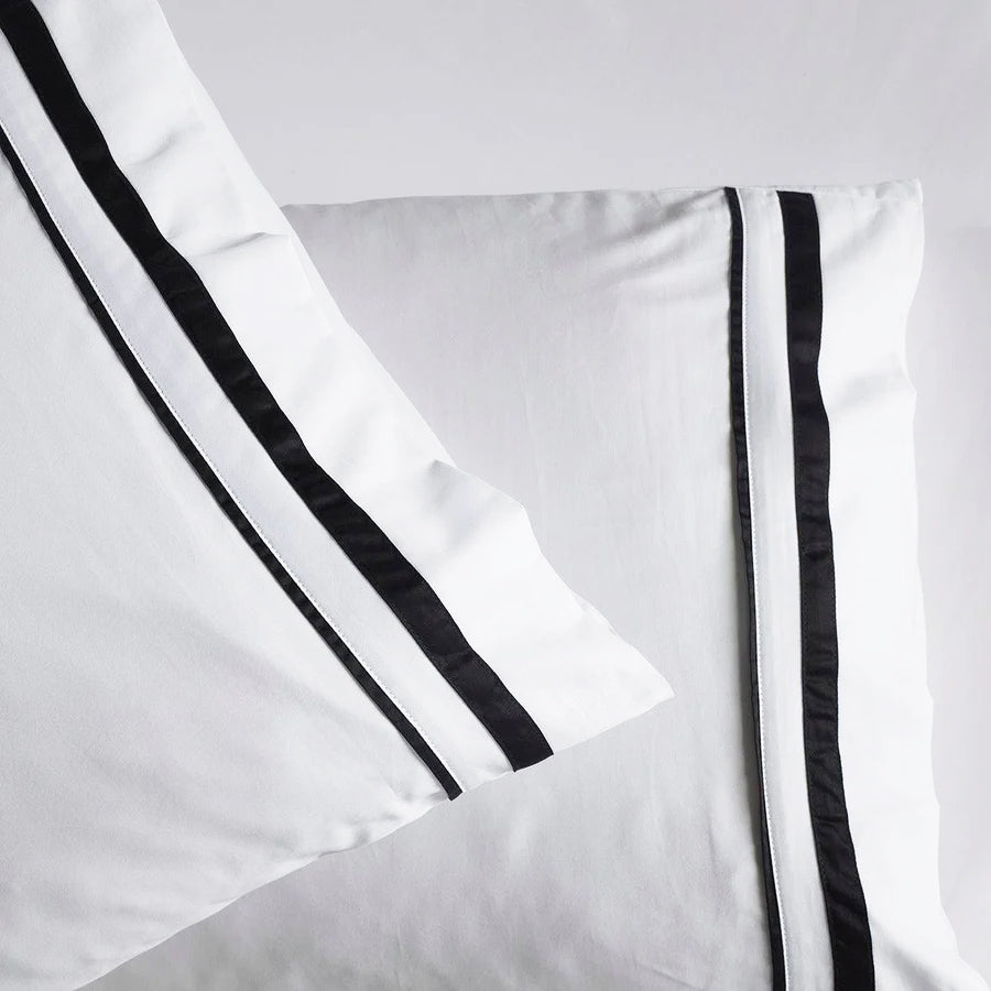 Renee Taylor Cloud 1000 TC Egyptian Cotton Sheet sets Super King White Charcoal