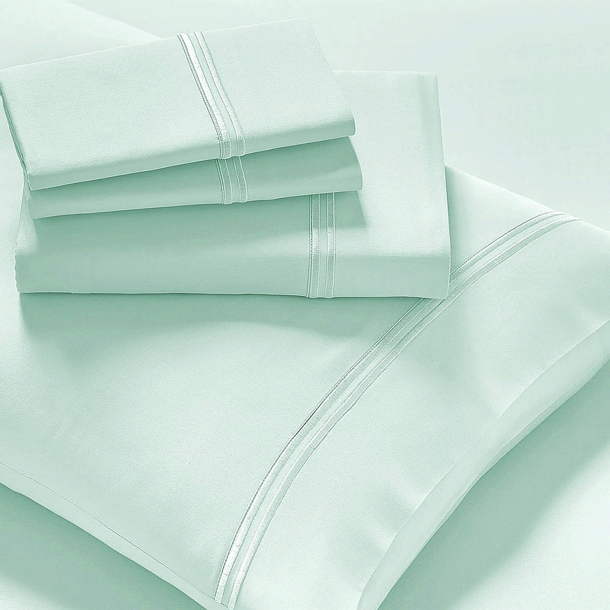 Renee Taylor Strada Embroidered 1000 TC Egyptian Cotton European Pillowcase