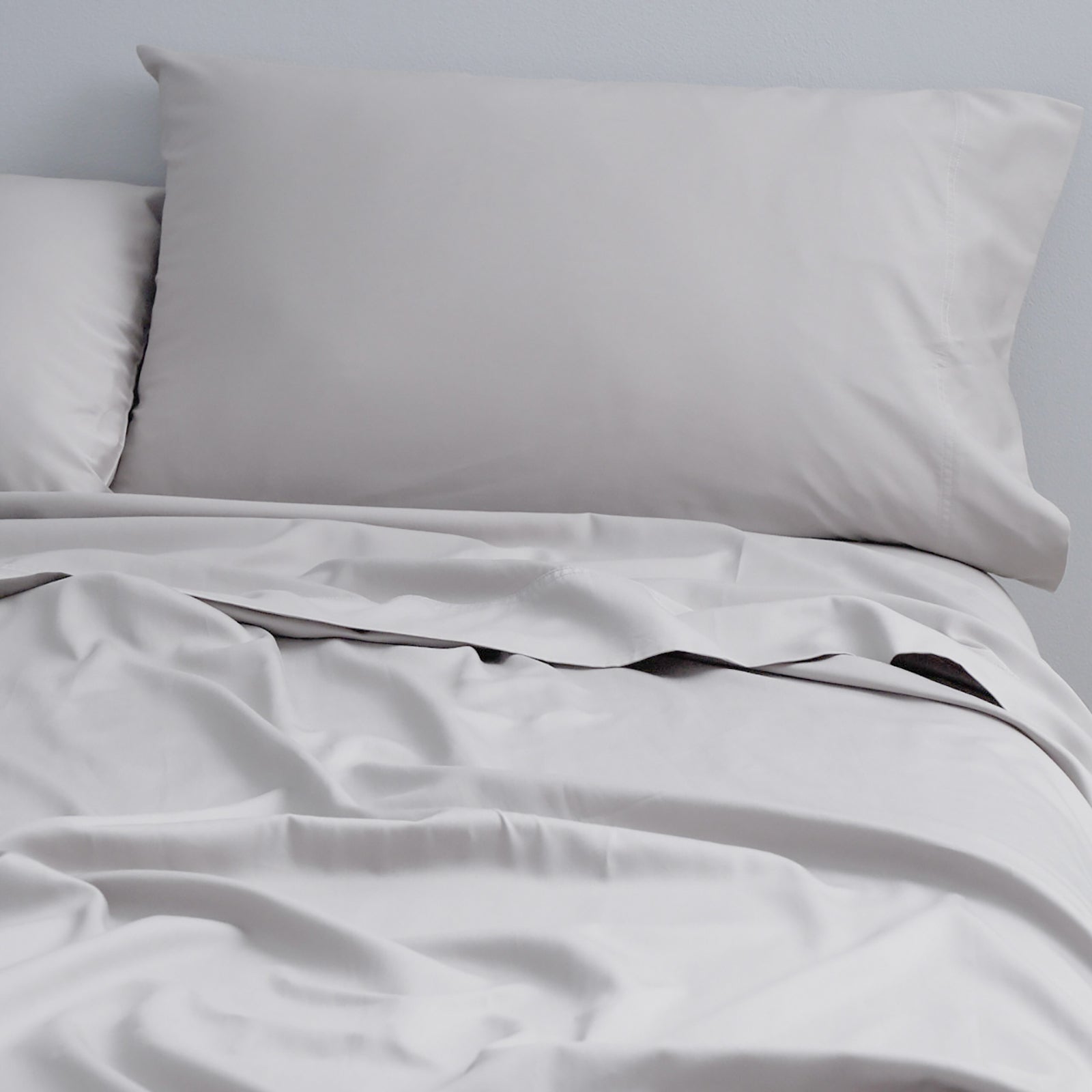 Cloud Linen 250 Thread Count Organic Cotton Sheet Sets NZ King Silver