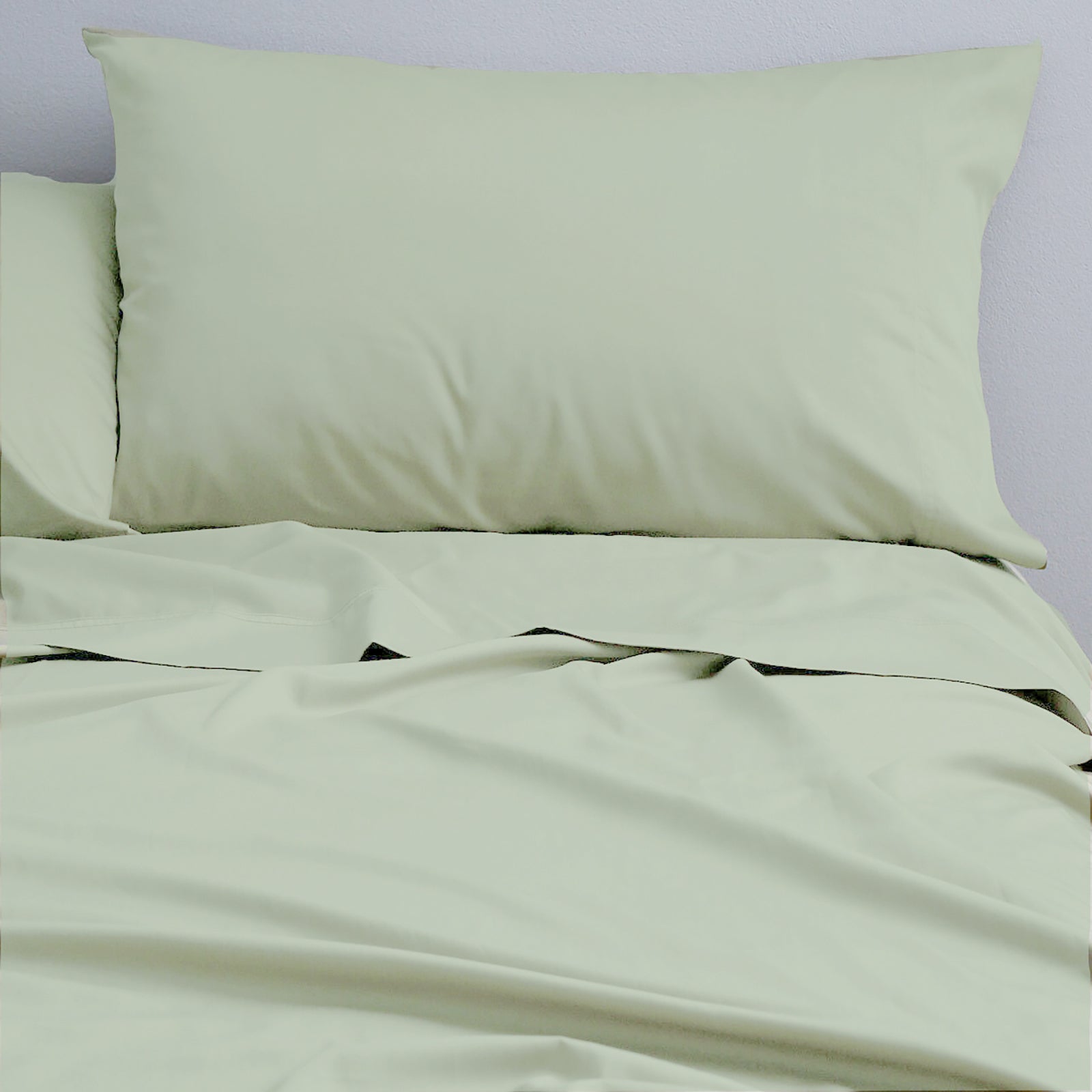 Cloud Linen 250 Thread Count Organic Cotton Sheet Sets King Moss