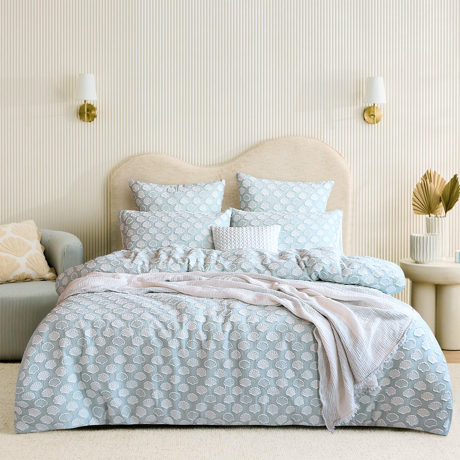 Renee Taylor Coralium Chenille Tufted Jacquard Euro P/Case