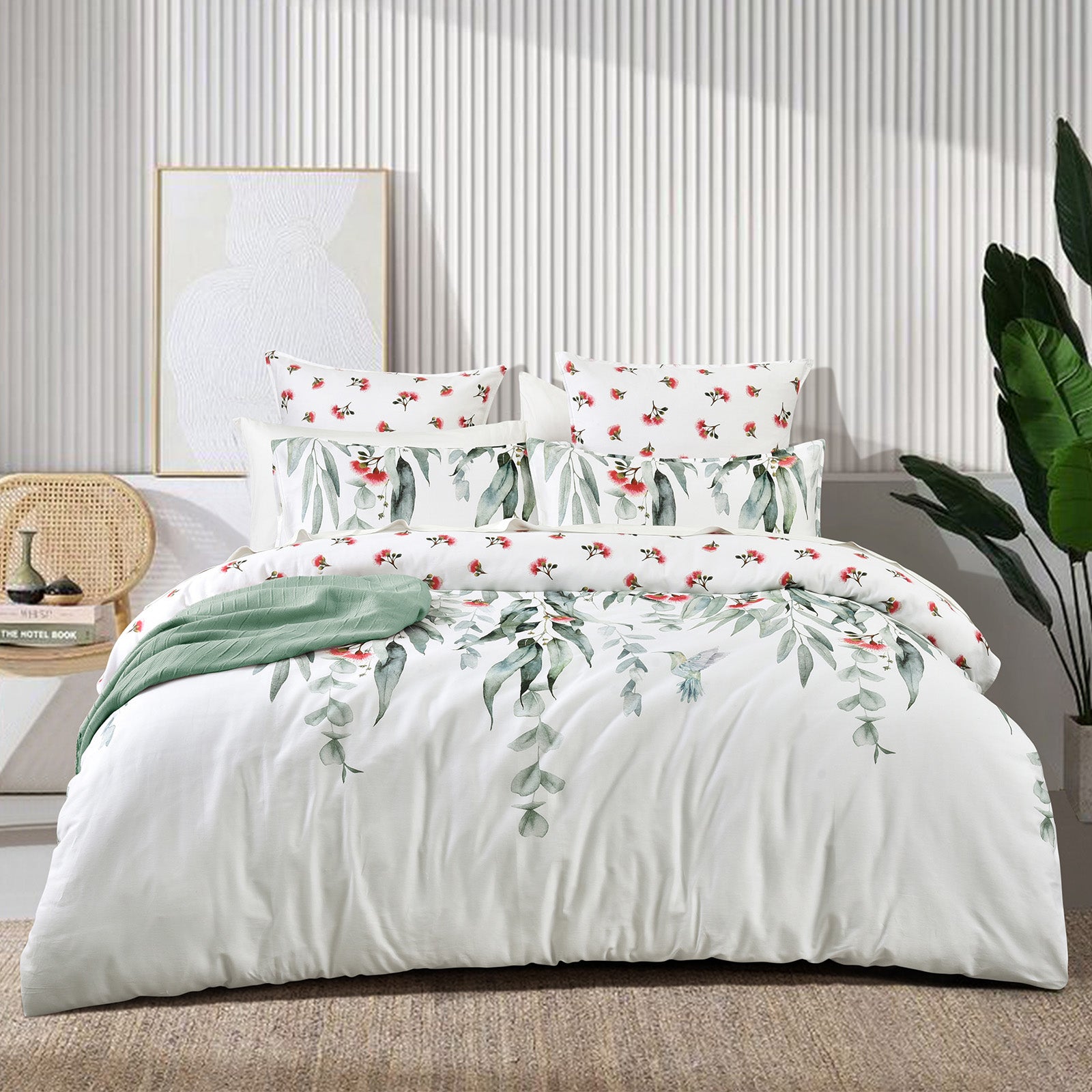 Renee Taylor 300 TC Cotton Reversible Quilt Cover Sets Queen Mallees