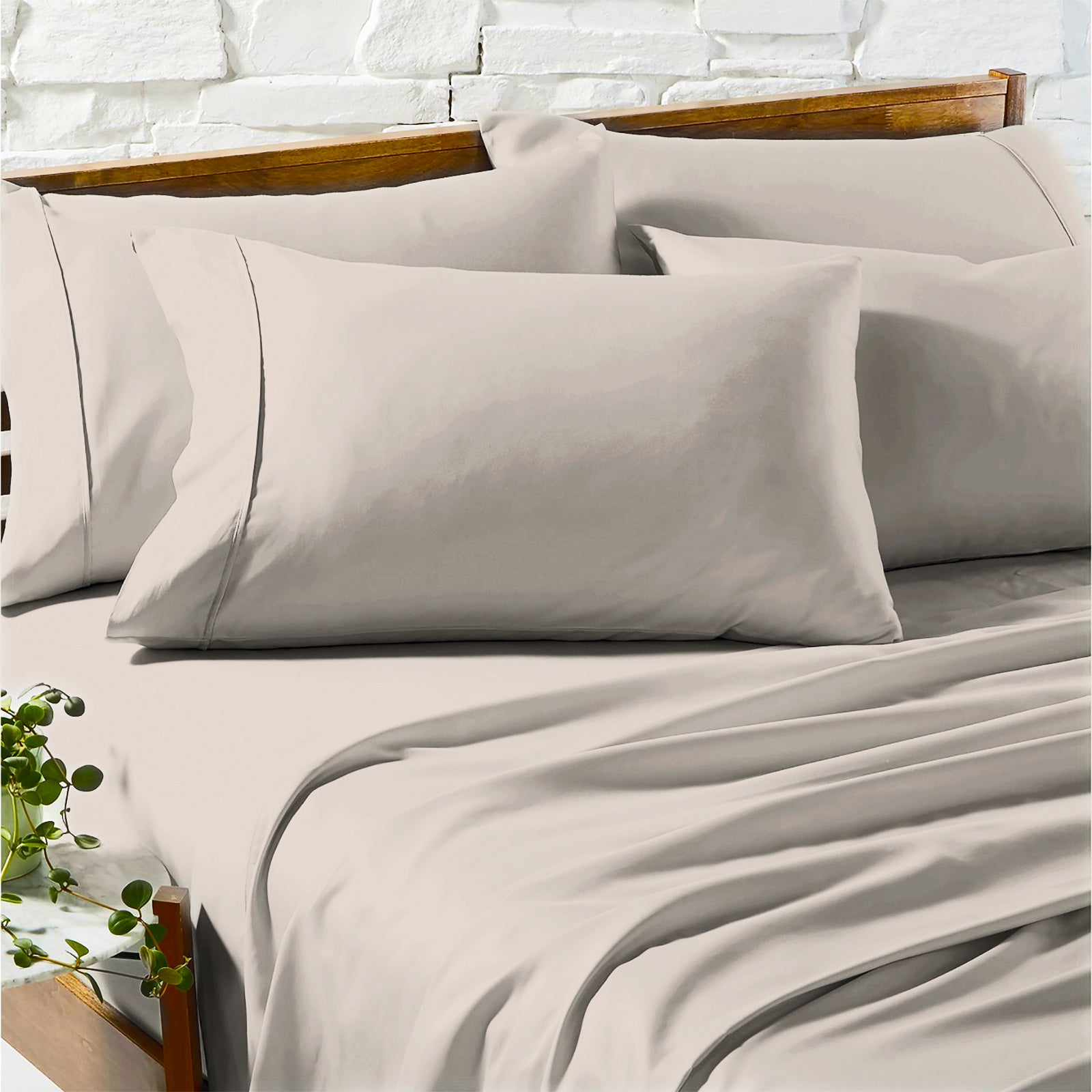 Renee Taylor 1200 Egyptian Cotton Sheet Sets Super King Sand
