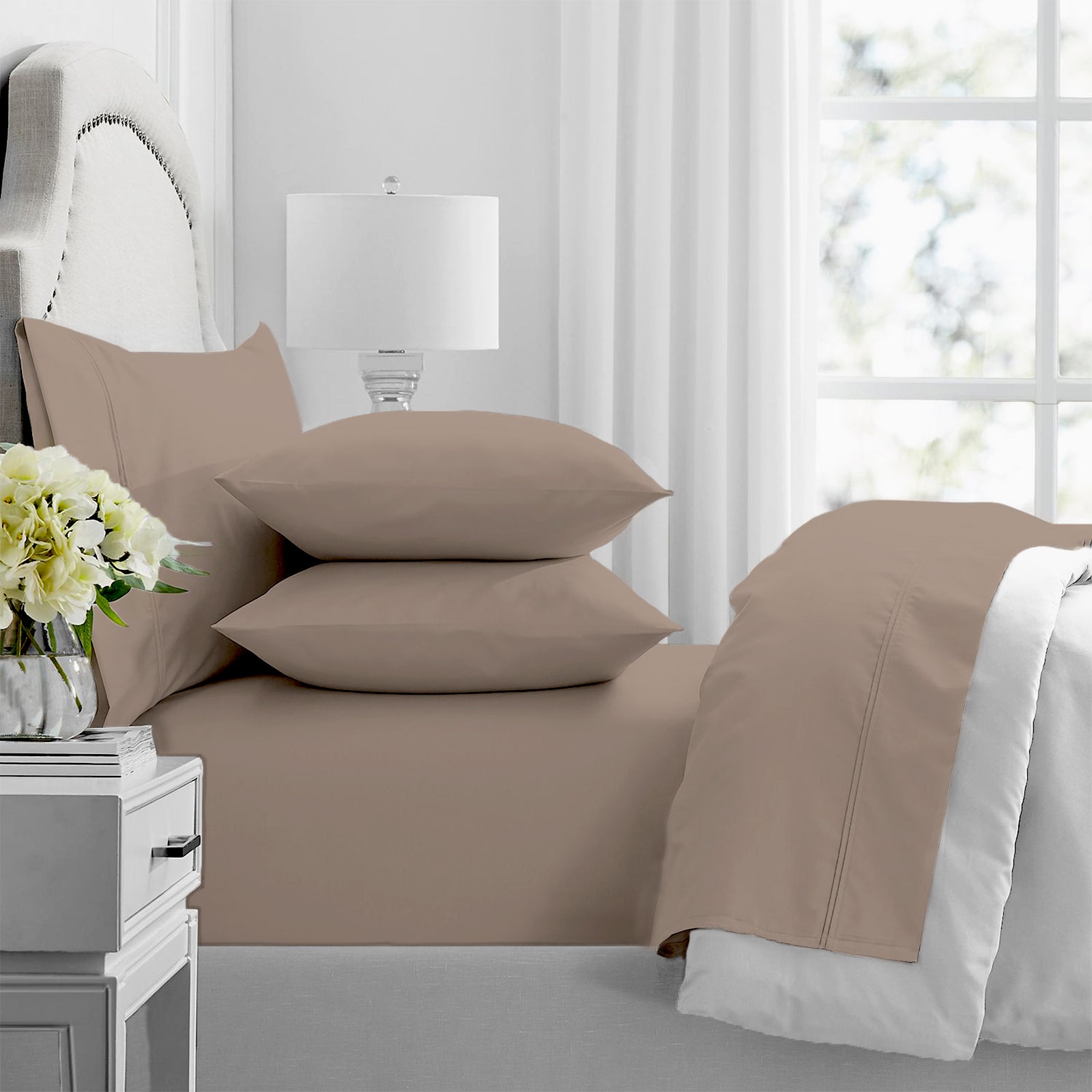 Renee Taylor 1000 Thread Count Egyptian Cotton Sheet Set