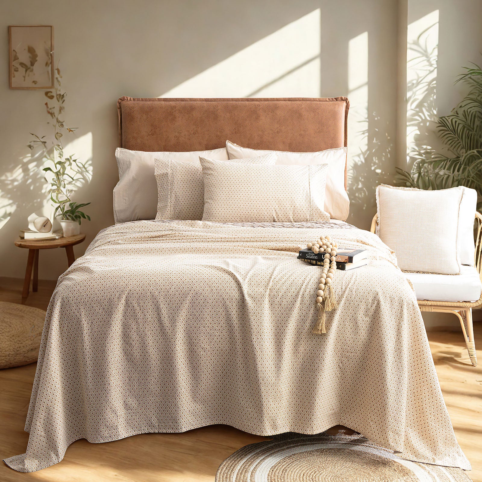 Park Avenue 175 GSM Egyptian Cotton Flannelette Sheet Set