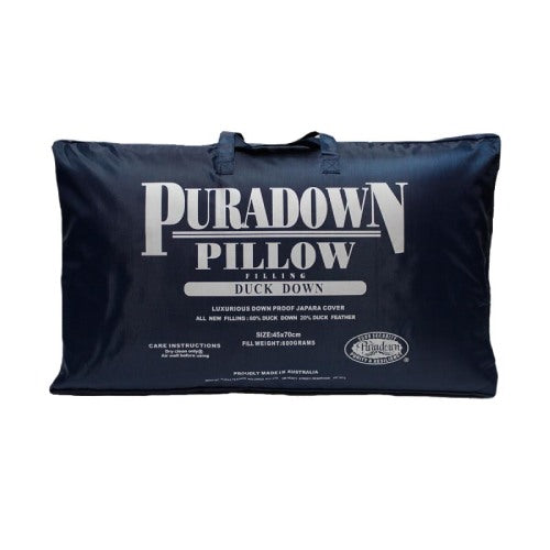 Feather Duck Down Pillow Made in Australia