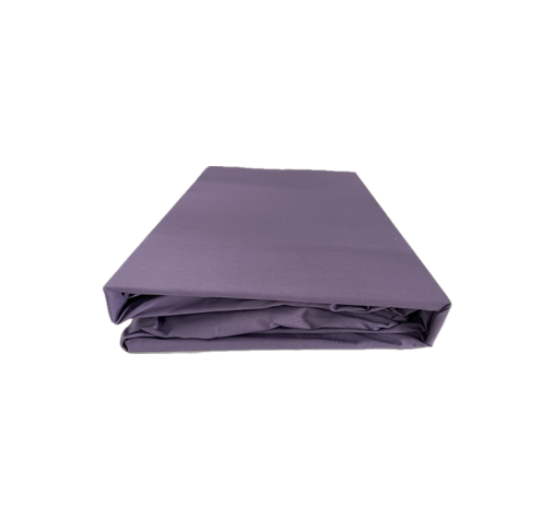 100% Cotton Fitted Sheet and Pillowcase combo set in Purple