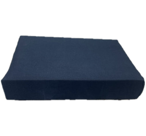 250 thread count cotton and polyester blend fitted sheet with pillowcase in single, double, queen and king in navy