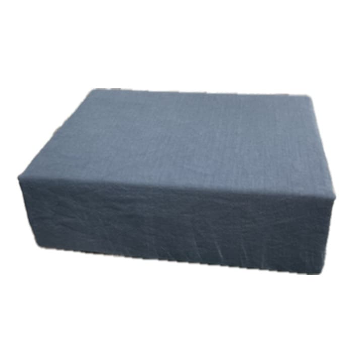 Revive Living Vintage Washed 100% Cotton Sheet Set with fitted sheet, flat sheet and pillowcases for Single, Double, King, Queen, and Super King beds in blue