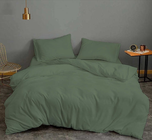Revive Living Vintage Washed 100% Cotton Quilt Cover set available in Single, Double, Queen, King and Super King in Green