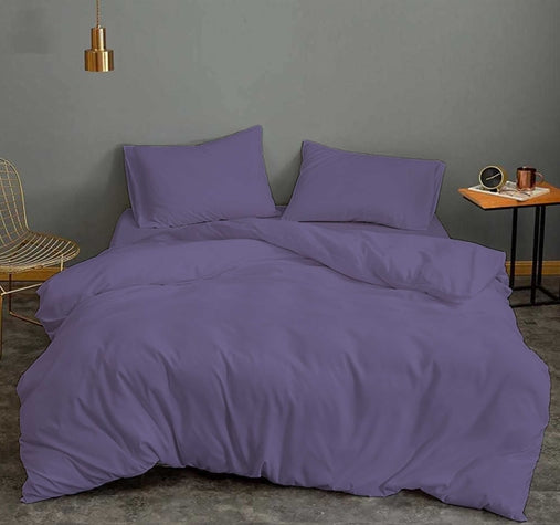 Revive Living Vintage Washed 100% Cotton Quilt Cover set available in Single, Double, Queen, King and Super King in Purple