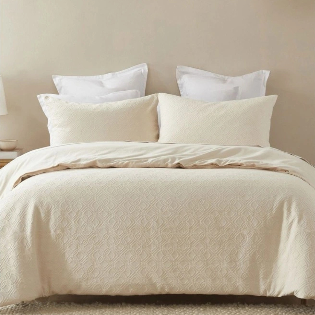 Istoria Home Manhattan Elm 100% Cotton Quilt Cover Queen