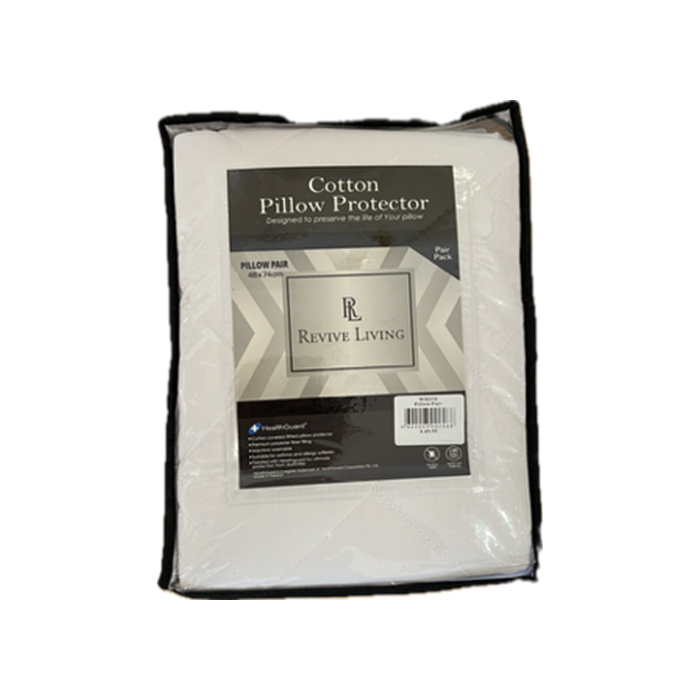 Revive Living Cotton Pillow Protector - Twin Pack