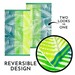 Renee Taylor Jumbo Jacquard Velour Beach Towels 2 Pack 100 x 180 cm