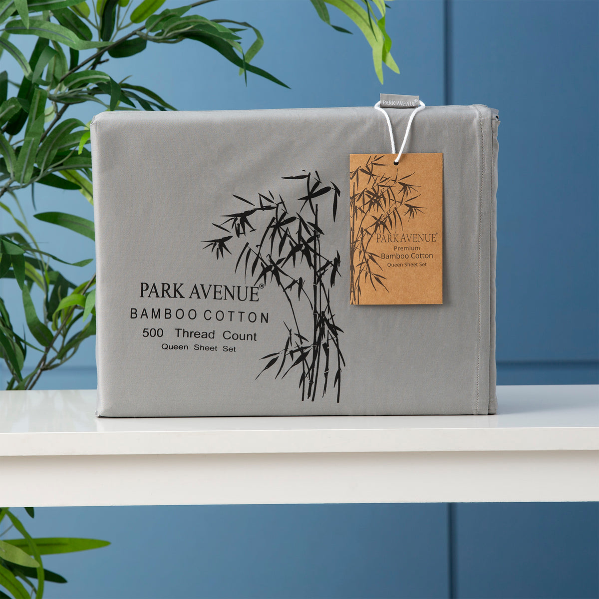Park Avenue 500 TC Bamboo Cotton sheet set Long Single Charcoal