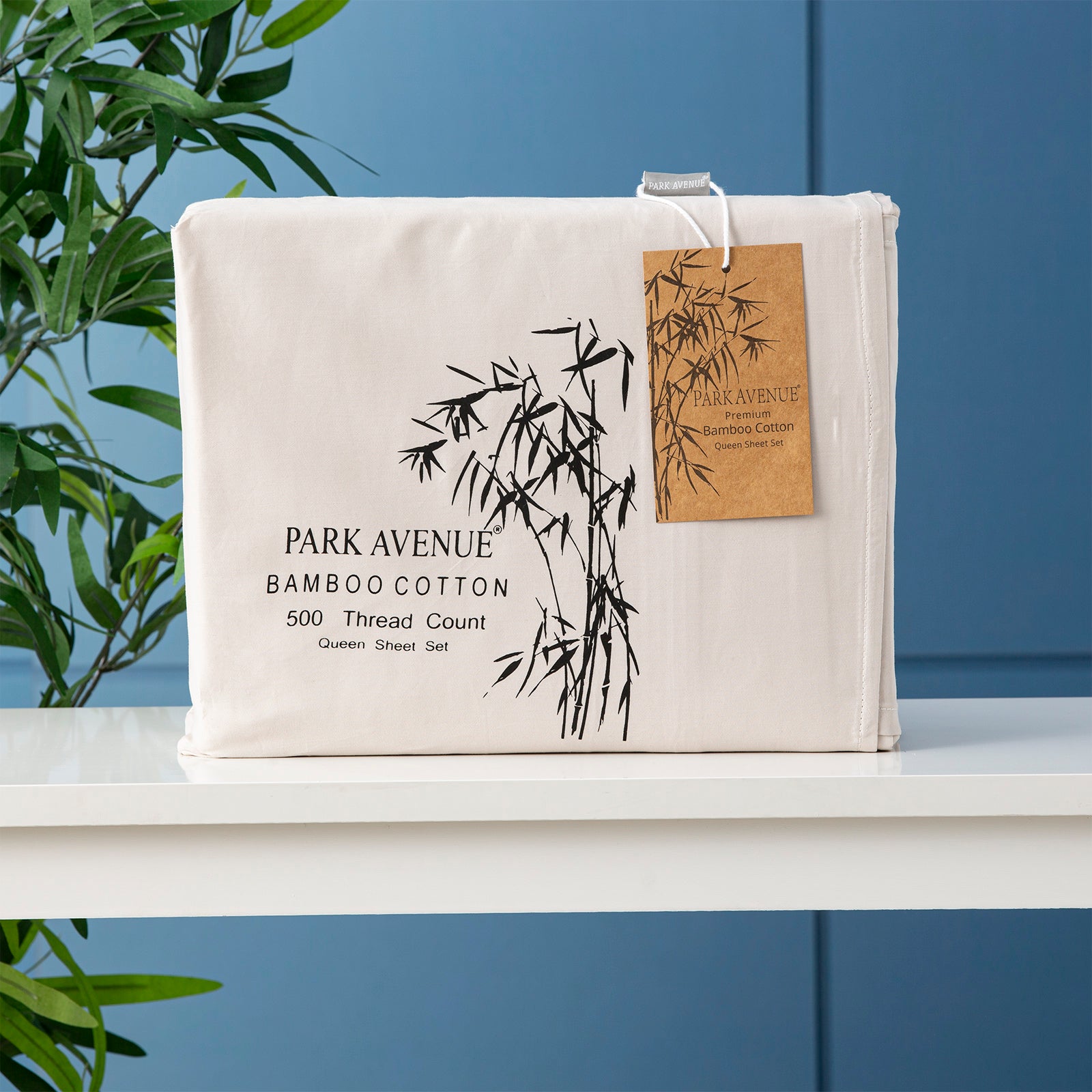 Park Avenue 500 Thread Count Bamboo Cotton sheet set Single Dove