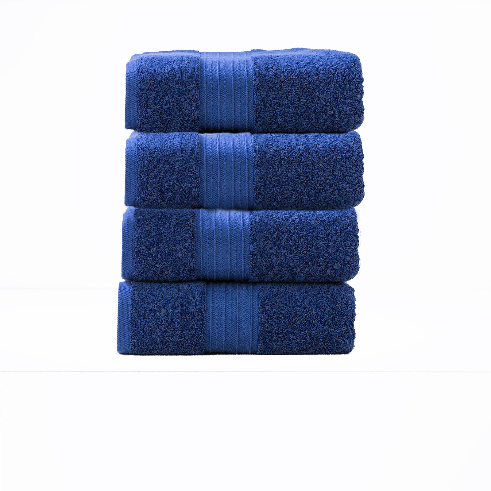 Renee Taylor Brentwood 650 GSM Low Twist 2 Pack Bath Sheet Royal