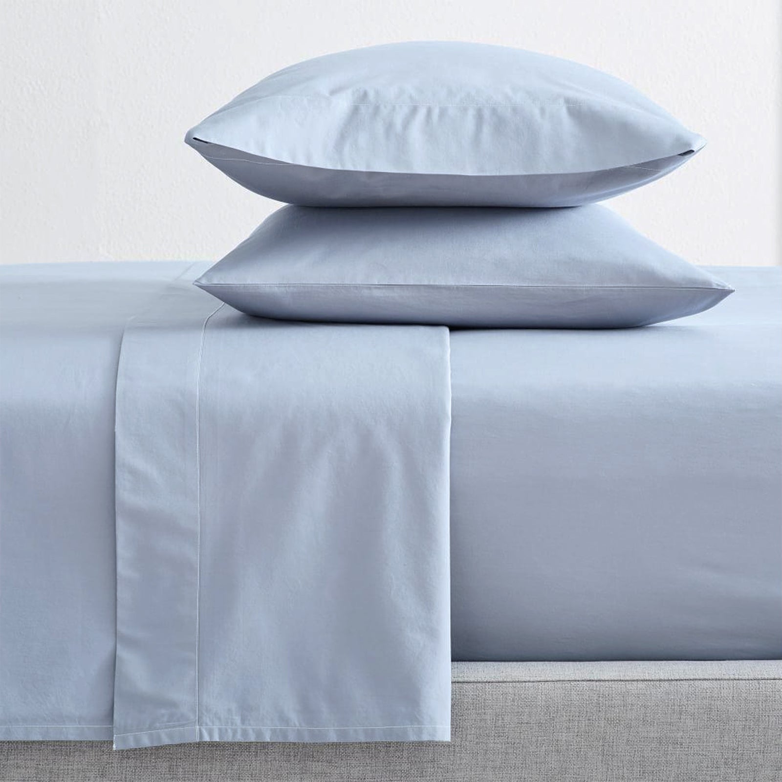 Renee Taylor 300 Thread Count 100 % Organic Cotton Sheet sets Split King Baby Blue