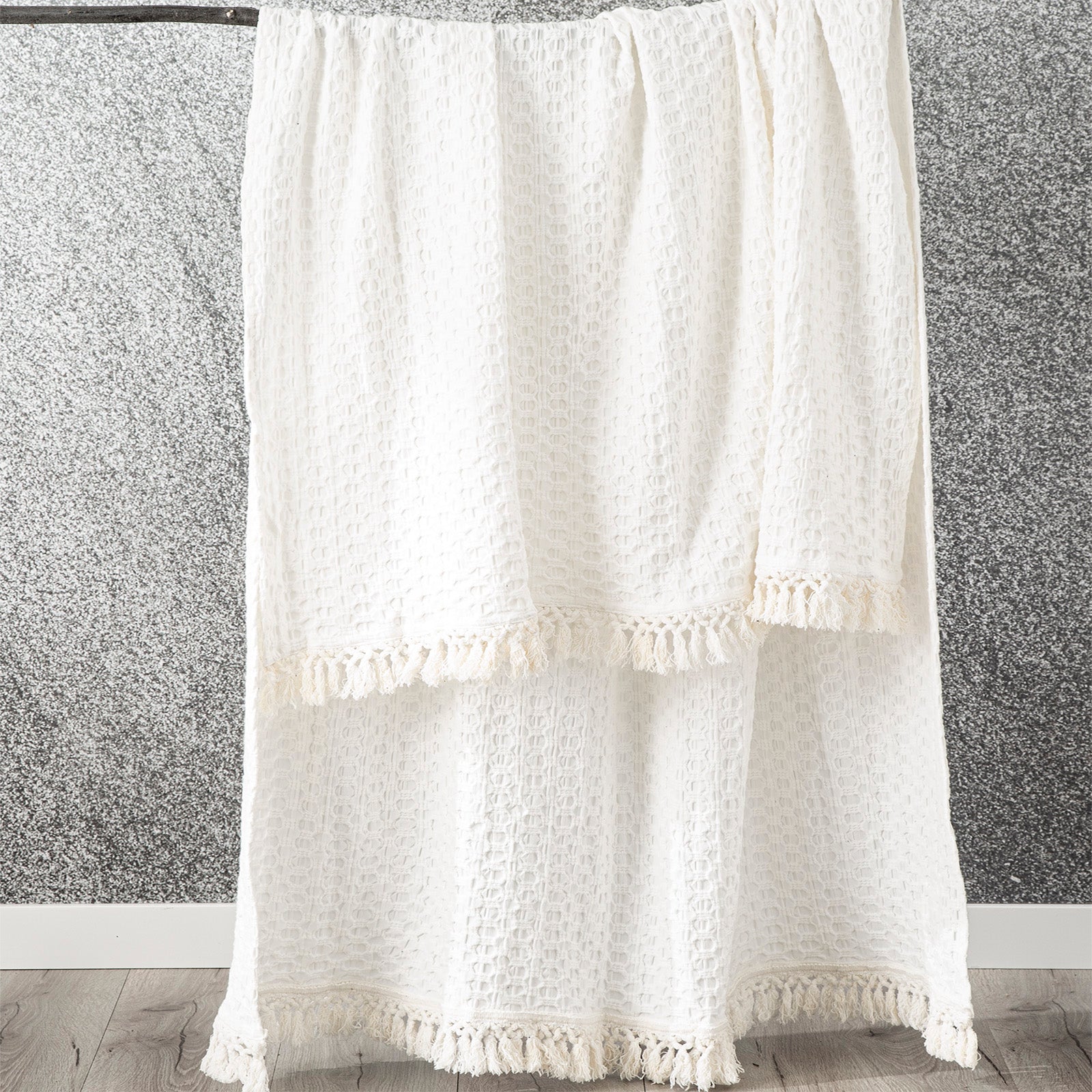 Renee Taylor Alysian Throw 130x200 cms White