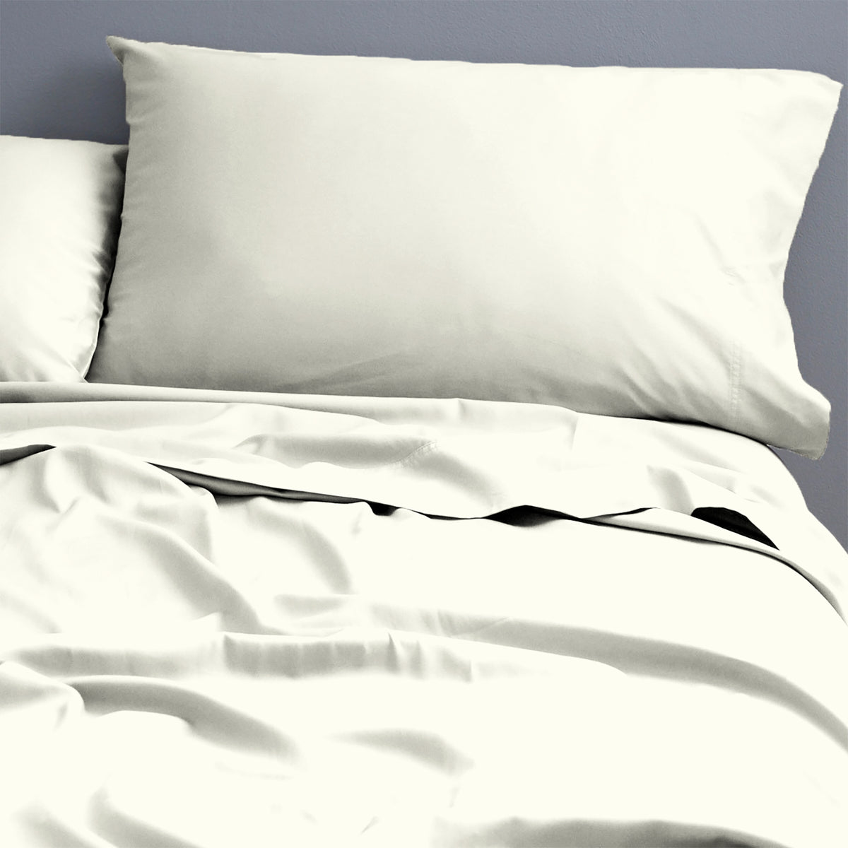 Park Avenue 500 Thread Count Natural Cotton Sheet Set - King Ivory