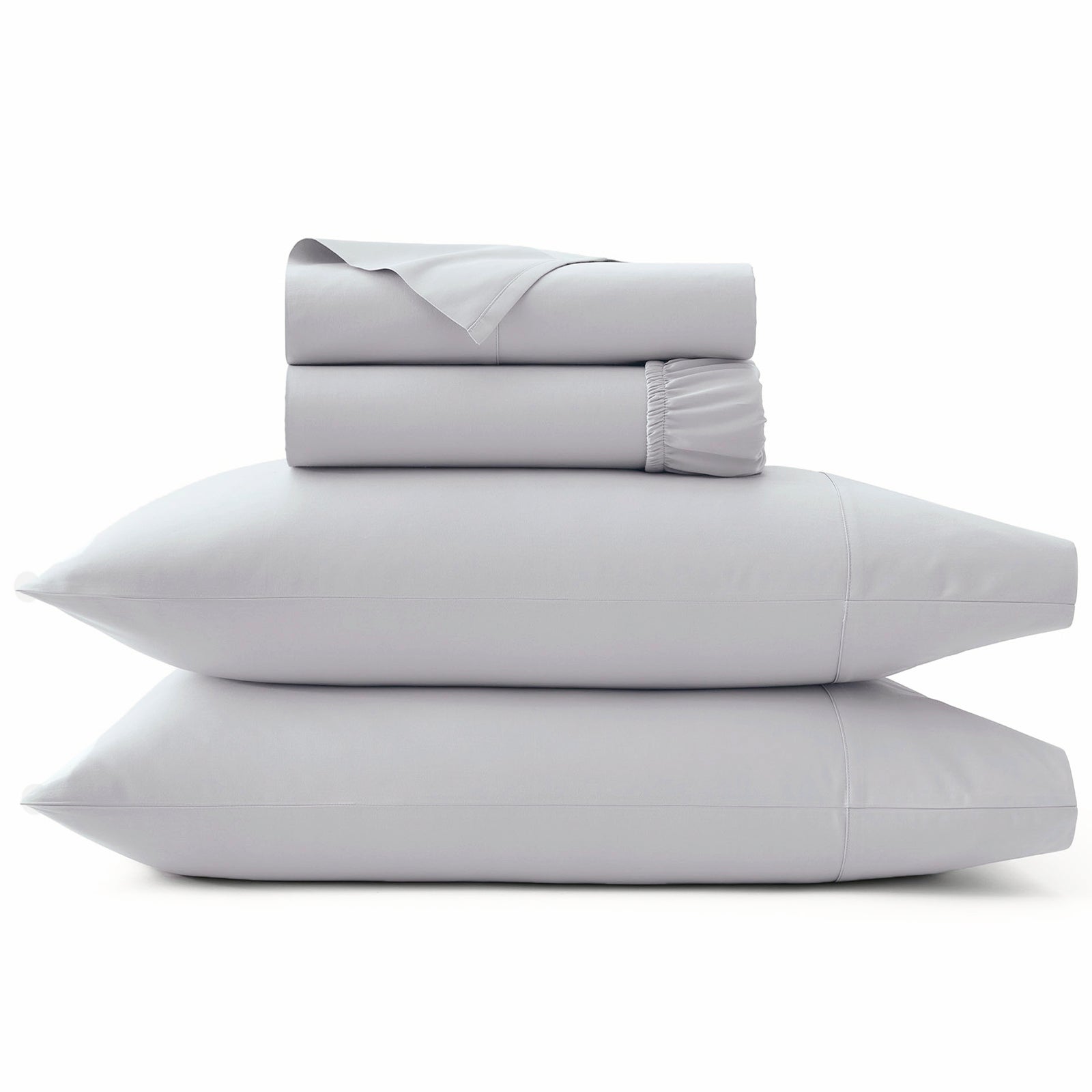 Park Avenue 500 Thread Count Natural Cotton Sheet Set Double Silver