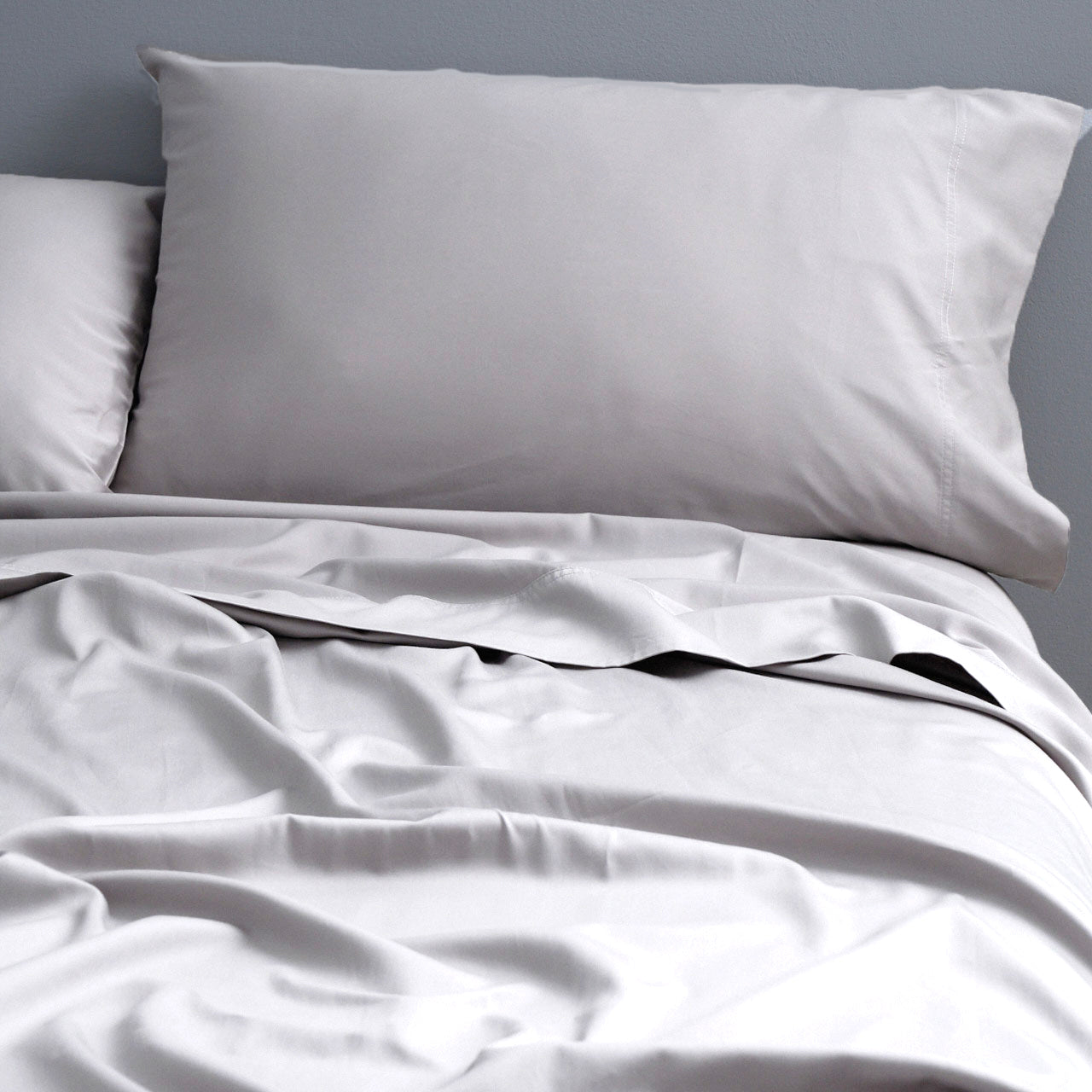 Park Avenue 500 Thread Count Natural Cotton Sheet Set Double Silver