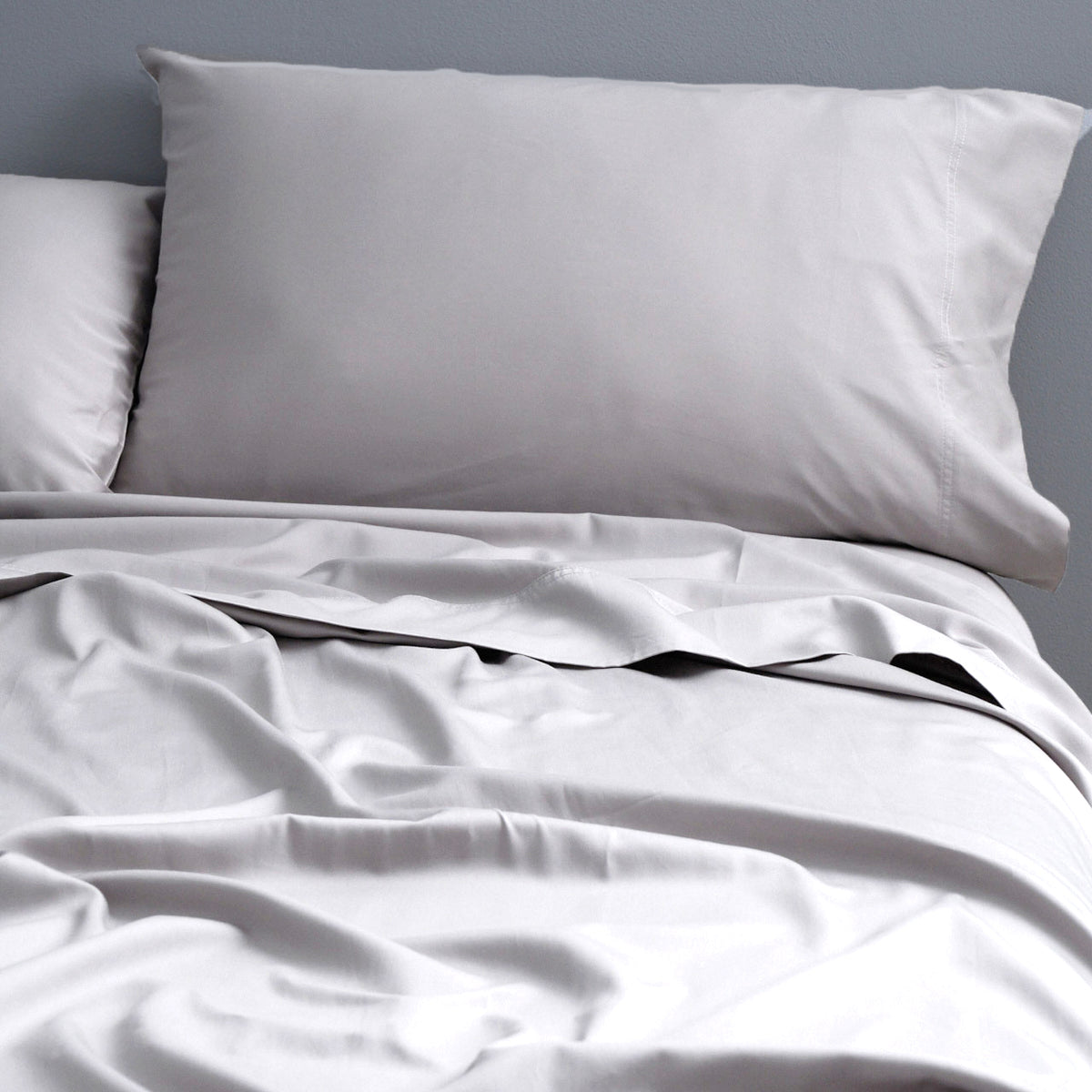 Park Avenue 500 Thread Count Natural Cotton Sheet Set - King Silver