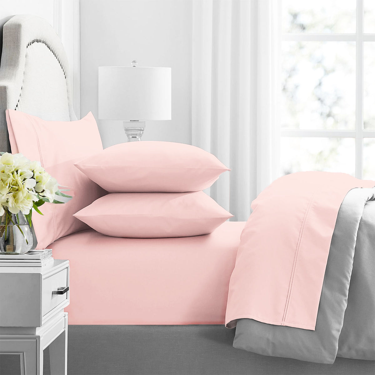 Renee Taylor Premium 1000 Thread count Egyptian Cotton sheet sets Queen Primrose