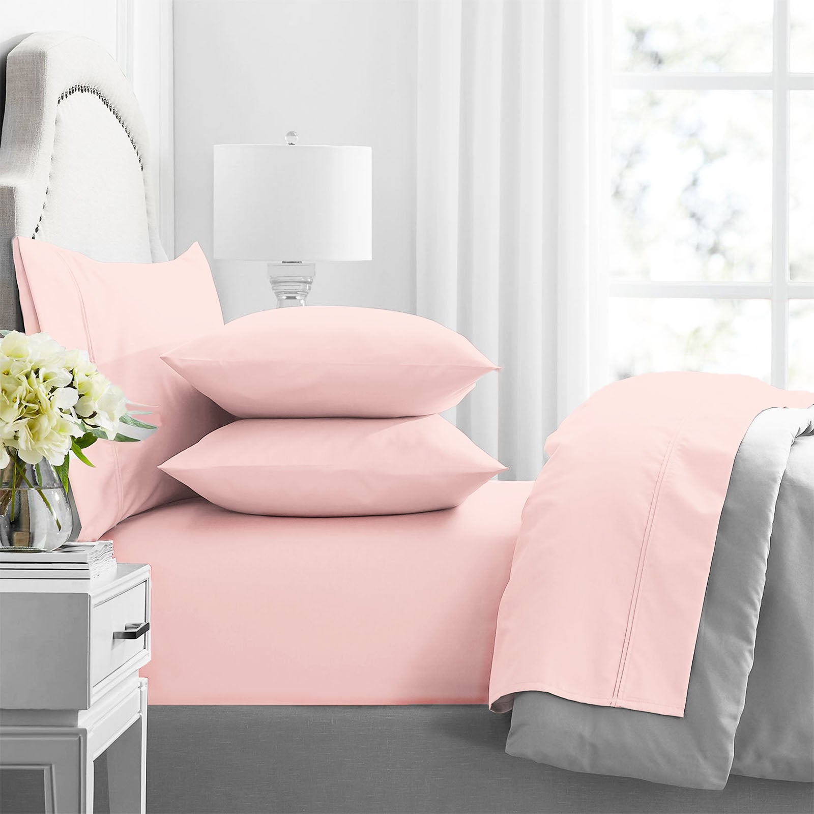 Renee Taylor Premium 1000 Thread count Egyptian Cotton sheet sets Mega Queen Primrose