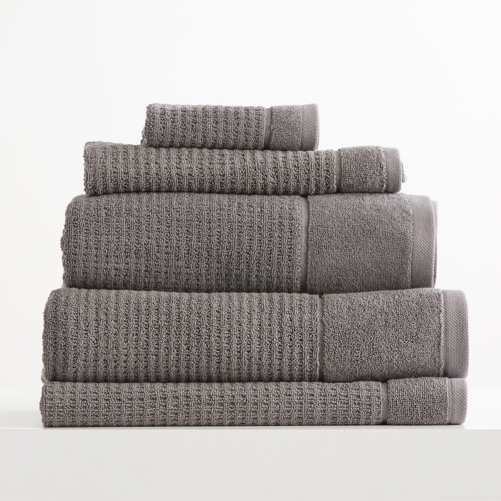 Renee Taylor Cambridge 650 GSM Textured 5 Piece pack Fossil