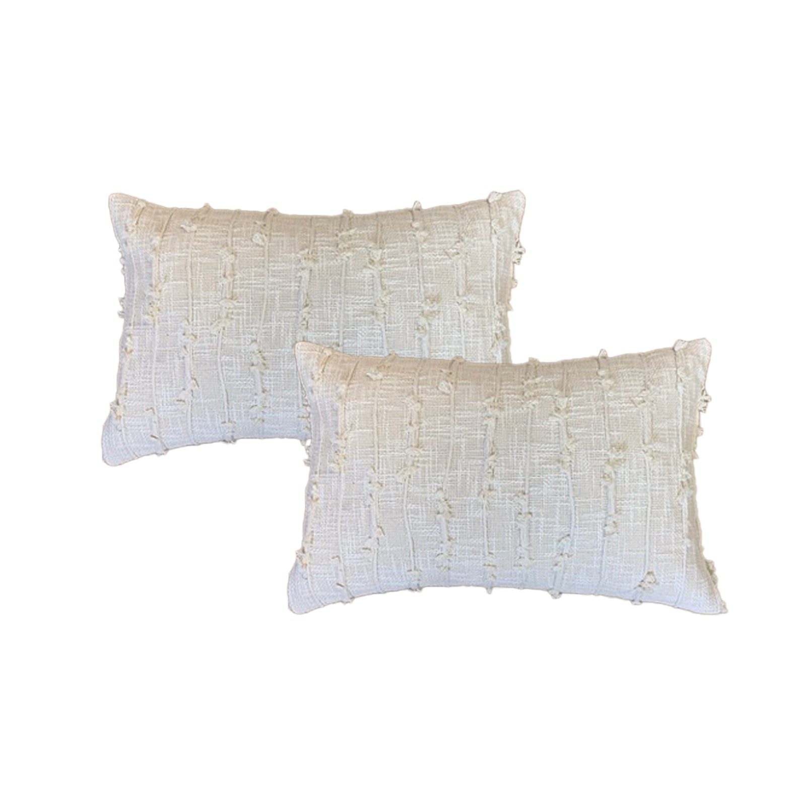 Cloud Linen Cotton Embroidered Cushion 40 x 60 Cms