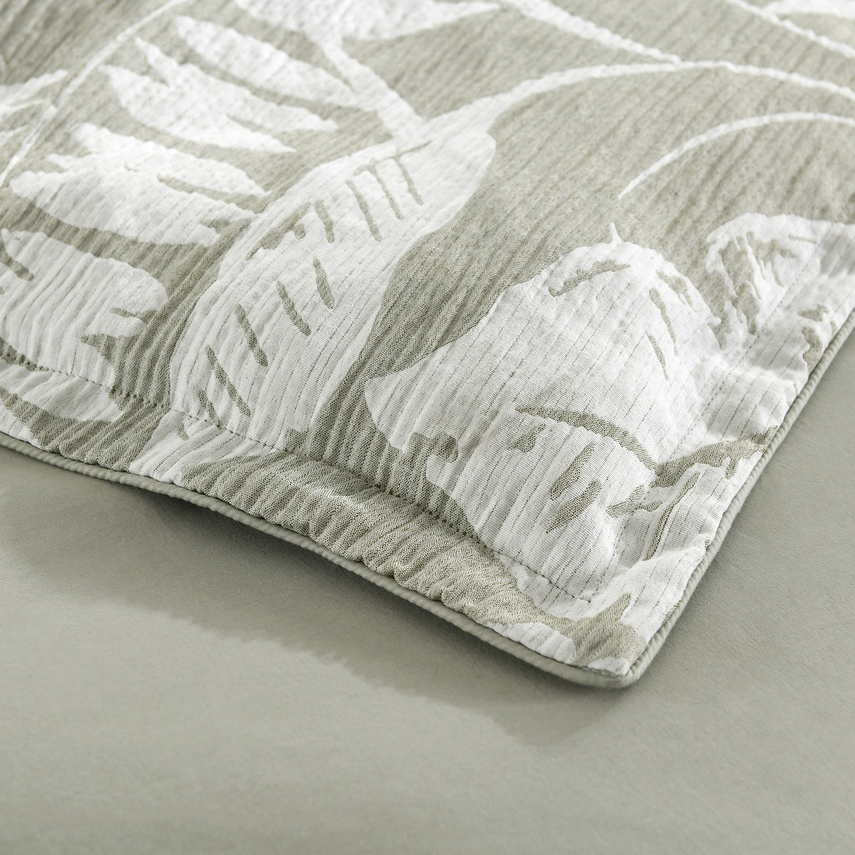 Renee Taylor Palm Tree Jacquard European Pillowcase