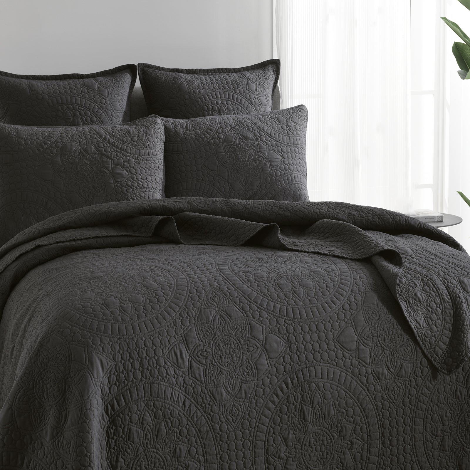 Renee Taylor Asher Jacquard Euro P/ C Grey