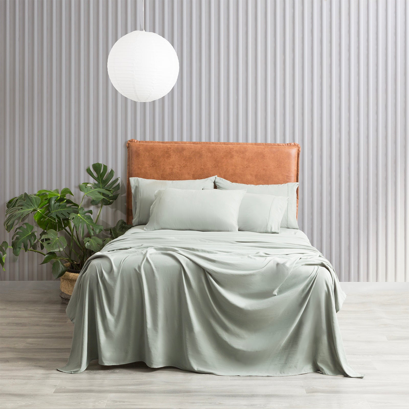 Ddecor Home Ultra Plush Vintage Washed Microfiber Sheet set Single Sage
