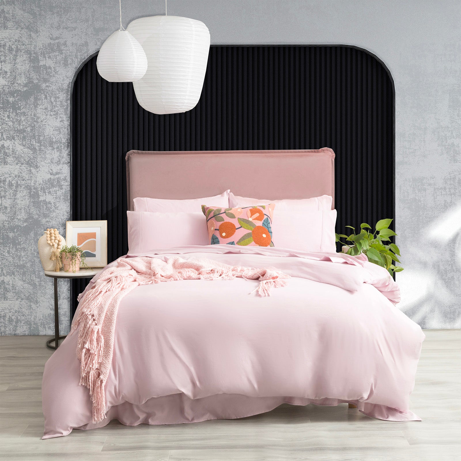 Ddecor Home Ultra Plush Vintage Washed Microfiber Quilt cover set Single Lilac