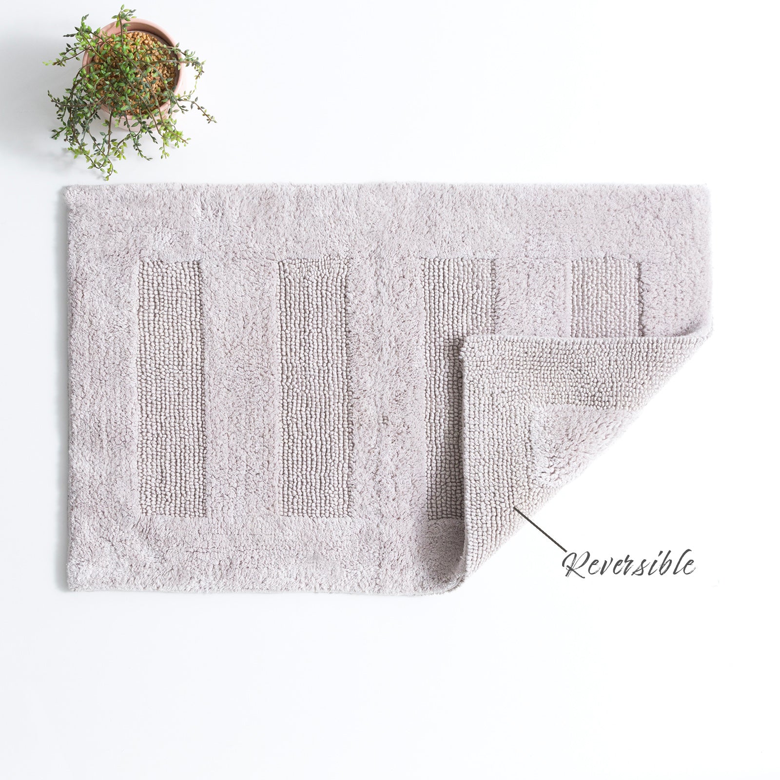 Renee Taylor Retreat Cotton Reversible Bath Mat 50 x 80 Cms Sand