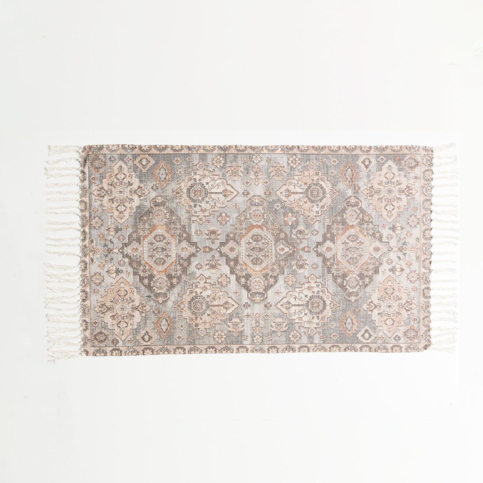 Renee Taylor Amritsar Vintage Handwoven Bath Rug 65 x 110 Cms
