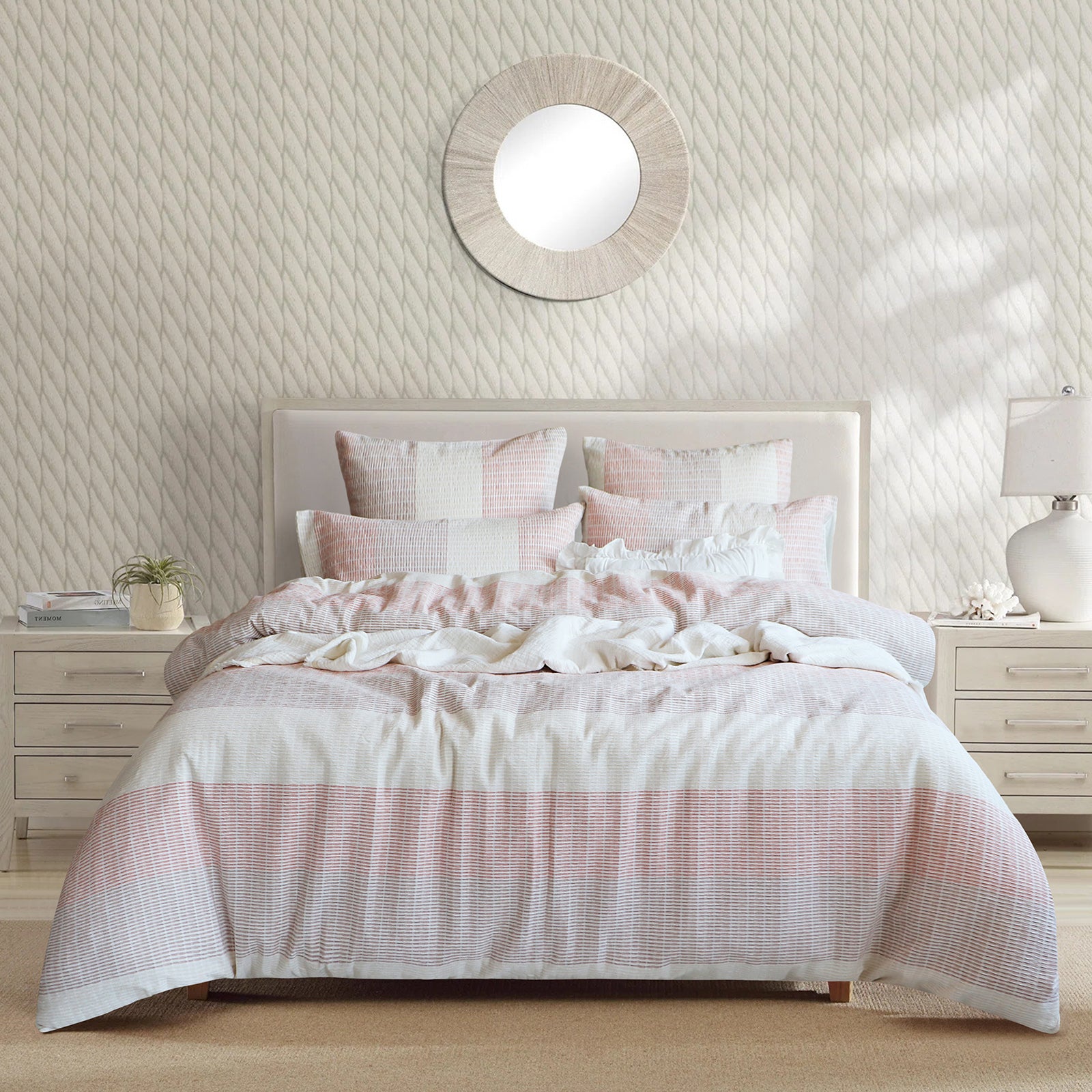 Renee Taylor Avalon Jacquard Quilt Cover Set Super King