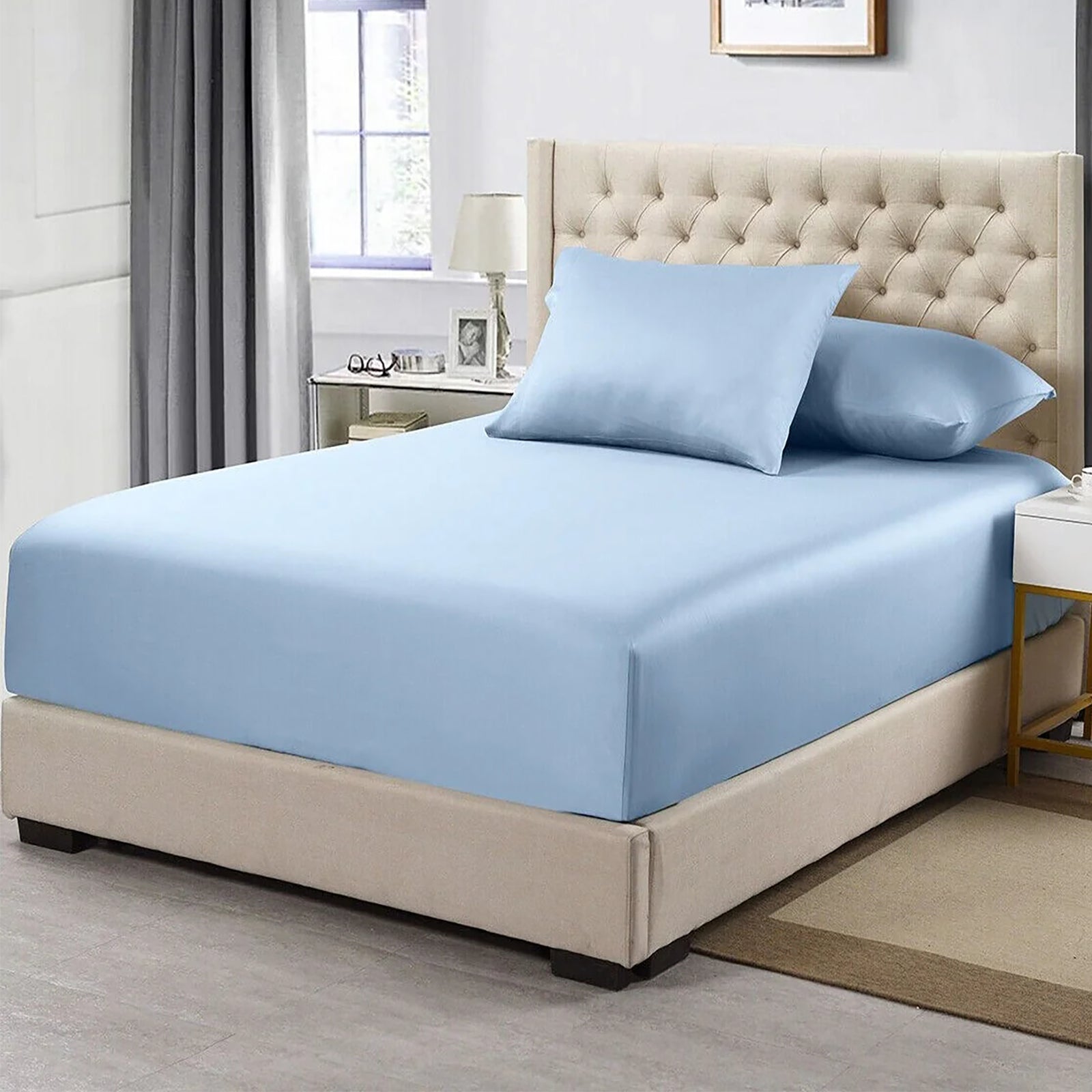 Ddecor Home 1500 Thread count Premium Cotton Blend Combo Set King Seafoam