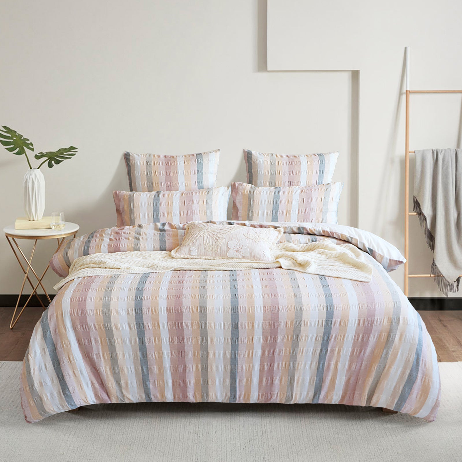 Renee Taylor Layla 100% Cotton Quilt Cover Set King