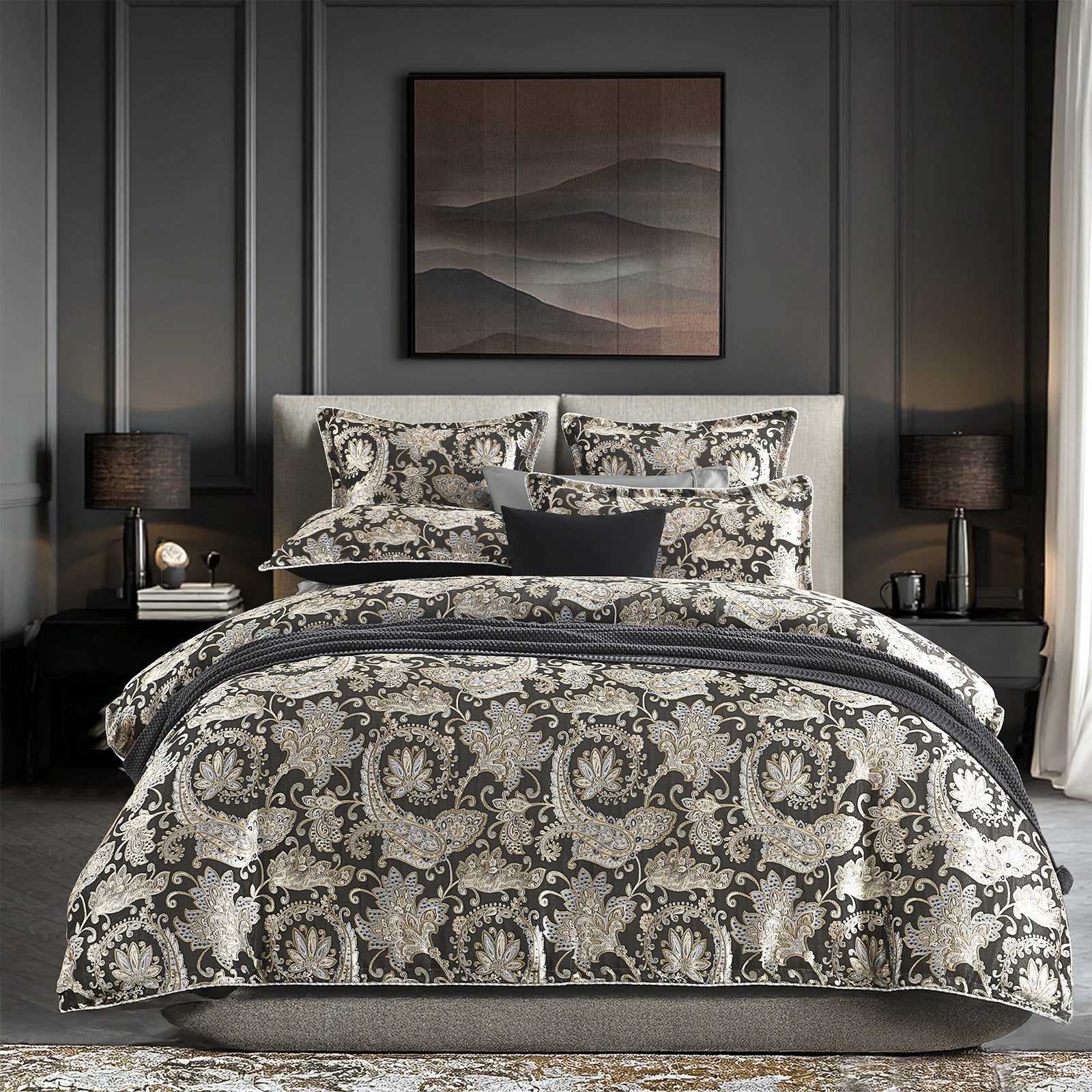 Renee Taylor Regalia Collection Arabella Quilt Cover Set Super King