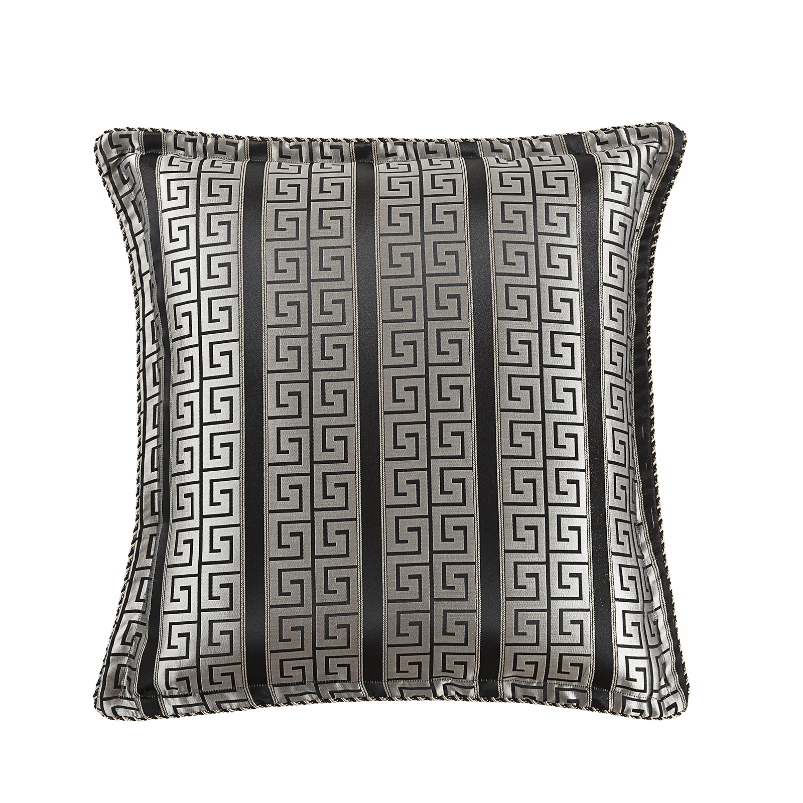 Renee Taylor Mayana Jacquard Damask Quilt Cover Set – Champagne & Silver